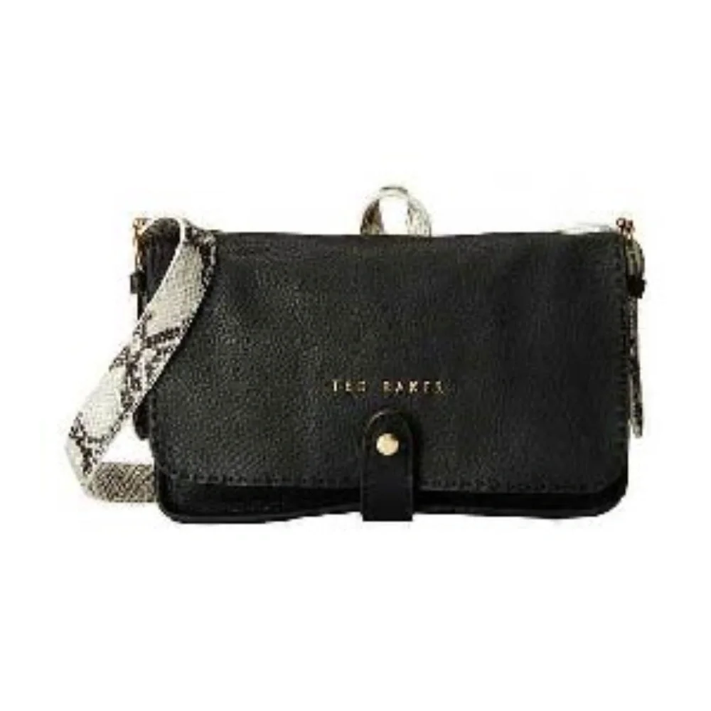Ted Baker Snakun Stab Stitch Leather CrossBody Bag